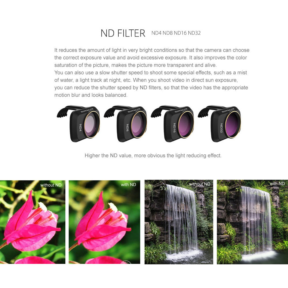 6 IN 1 Filter für DJI Mini 2 Drone UV CPL ND CPL ND NDPL4/8/16/32 Kamera objektiv Protector für DJI Mavic Mini Drone Zubehör