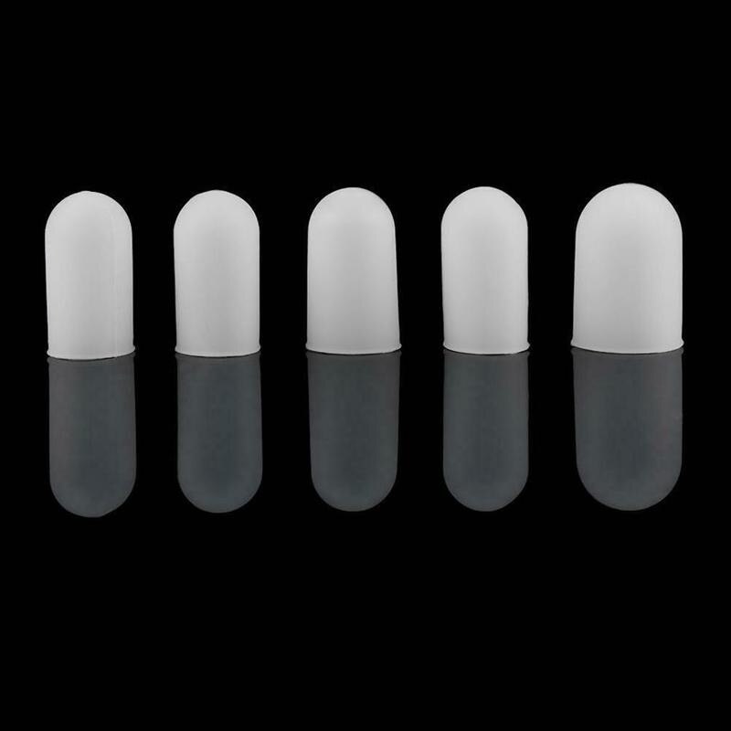 5 sztuk silikonowe nakładki na palce odporna na wysokie temperatury izolowane antypoślizgowe przezroczyste palce pokrywa grilla artefakt palca