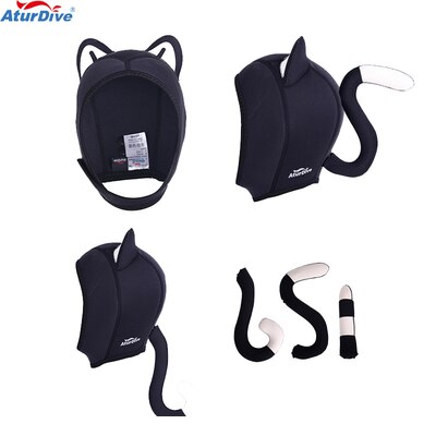 AturDive 3mm Warm Neoprene Scuba Diving Hood Divers Cap Helmet Cat: hood 12