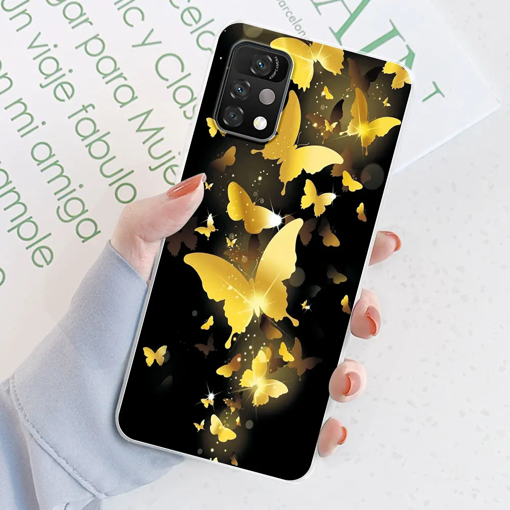 For Umidigi A11 Pro Max Case For Umidigi A11 ProMax Cover Printing Clear Silicone Soft Cases Coque For Umidigi A11 Pro Max Funda: Silver
