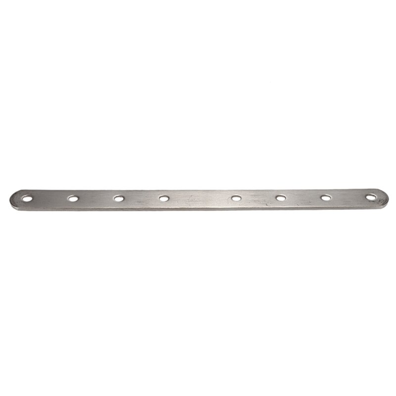 2X Metal 8 Holes Flat Straight Corner Brace Angle Bracket 250Mm