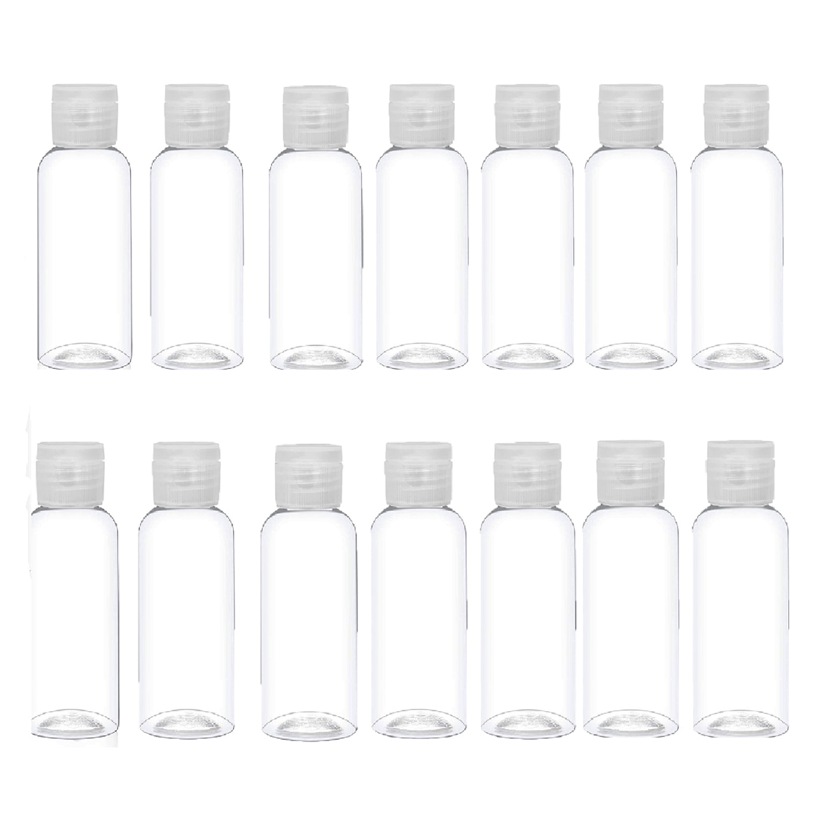 50Pcs 50/60/100Ml Lege Lotion Fles Hervulbare Clear Plastic Kleine Vloeibare Bulk Containers Voor reizen Lotion Shampoo