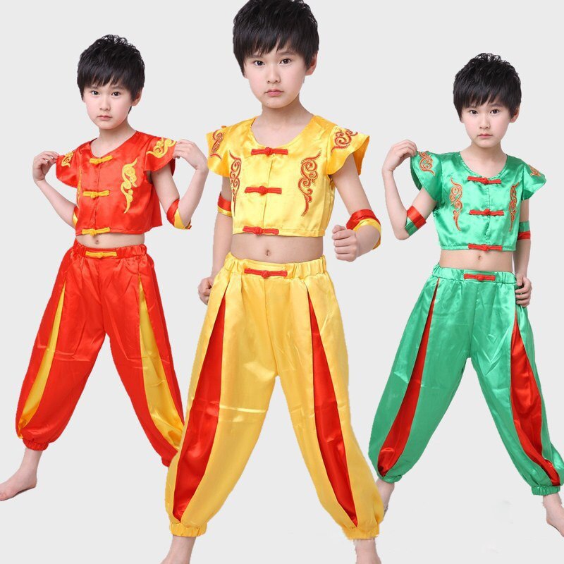 Bambini Cinese Tradizionale Wushu Prestazioni del Costume Del Kimono Judo Kung Fu Tai Chi Marziali Uniforme