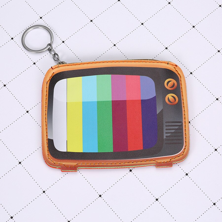 Dessin animé Mini porte-monnaie petit zéro portefeuille pochette porte-clé femmes enfants filles Kawaii porte-carte d'argent changement sacs à main 5 pièces: 1