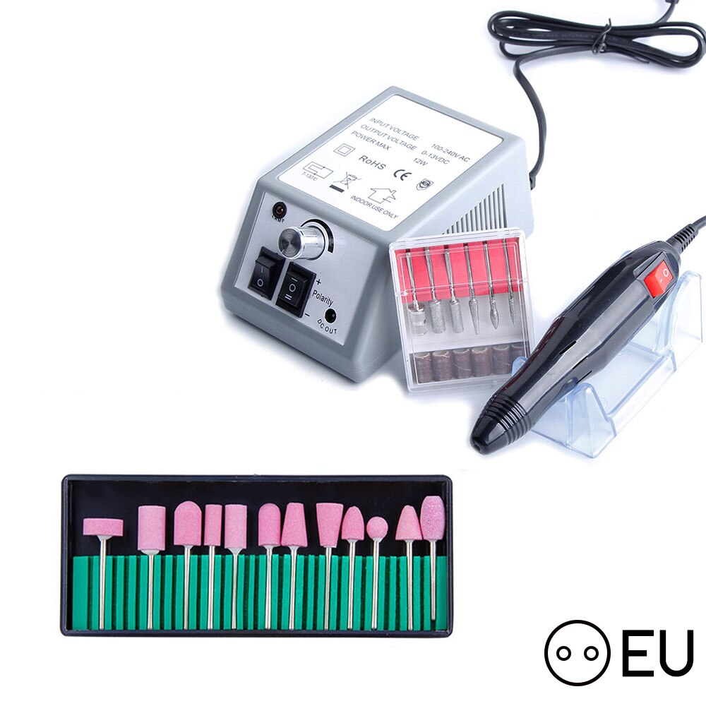 Perceuse à ongles électrique 20000, ensemble de mèches, Machine de manucure, Kit d'outils pour pédicure, lime à ongles électrique, Machine de polissage: ZH1430-9