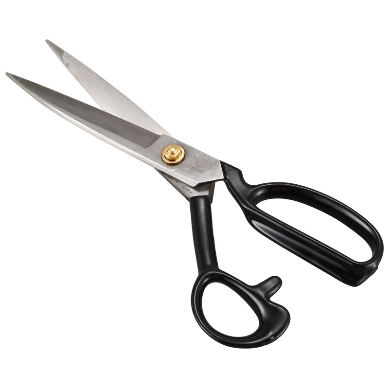 Metal Handle Tailor Stainless Steel Sewing Shears Scissors Black