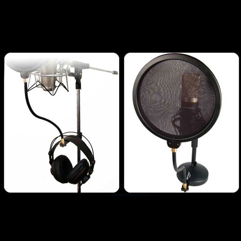 Gottomix Blowout Guard PF60 Dubbele Nylon Mesh Muziek Filter Opname Apparatuur Accessoires