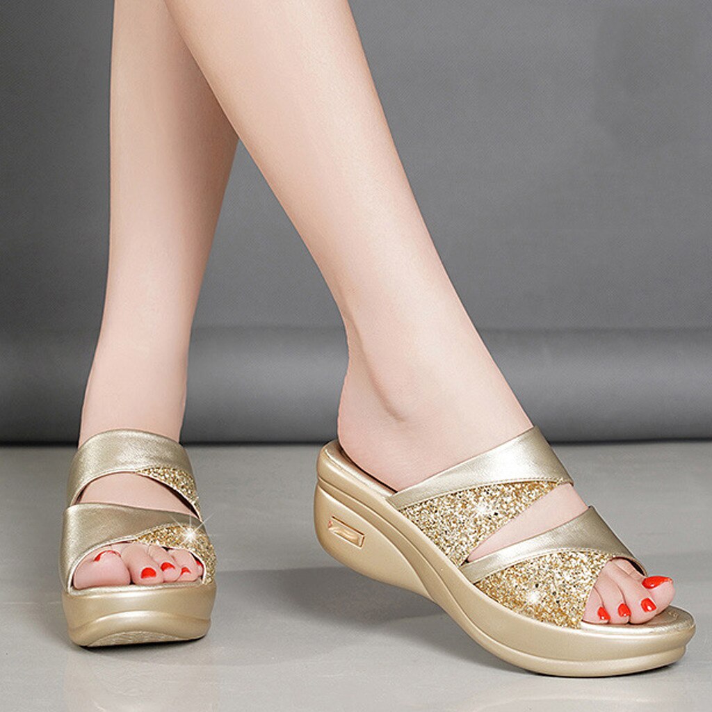 nouvelles dames sandales décontracté string boucle Baotou talons hauts confortable femmes chaussures rétro bloc talon unique chaussures