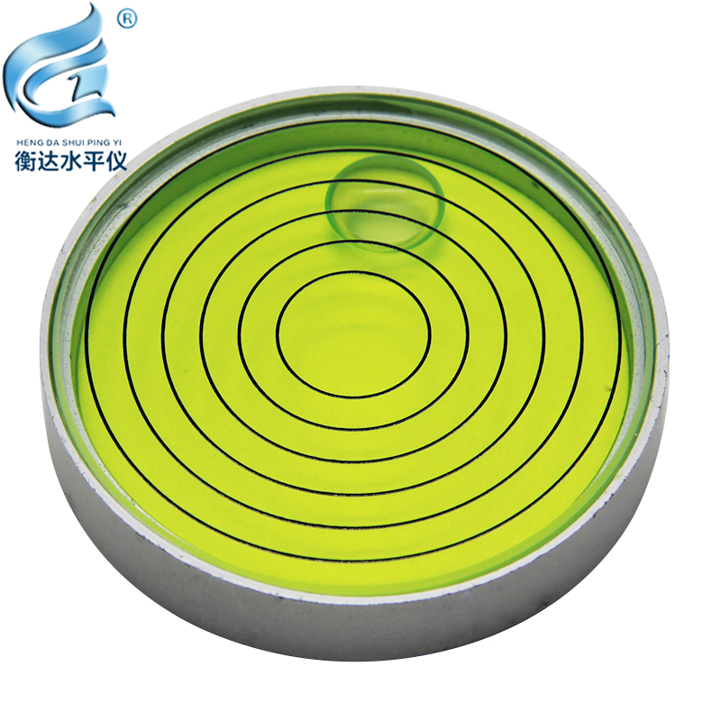 Round Spirit Levels Crane horizontal bubble Level Measuring Instrument Size 50*10mm 1 order: Blue