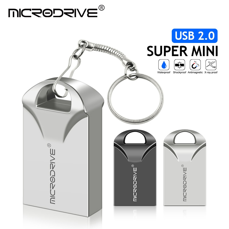 Mini metalowe dyski USB 8GB 16GB 32GB 64GB małe pióro karta pamięci Flash pendrive pamięć usb U dysk do muzyki samochodowej