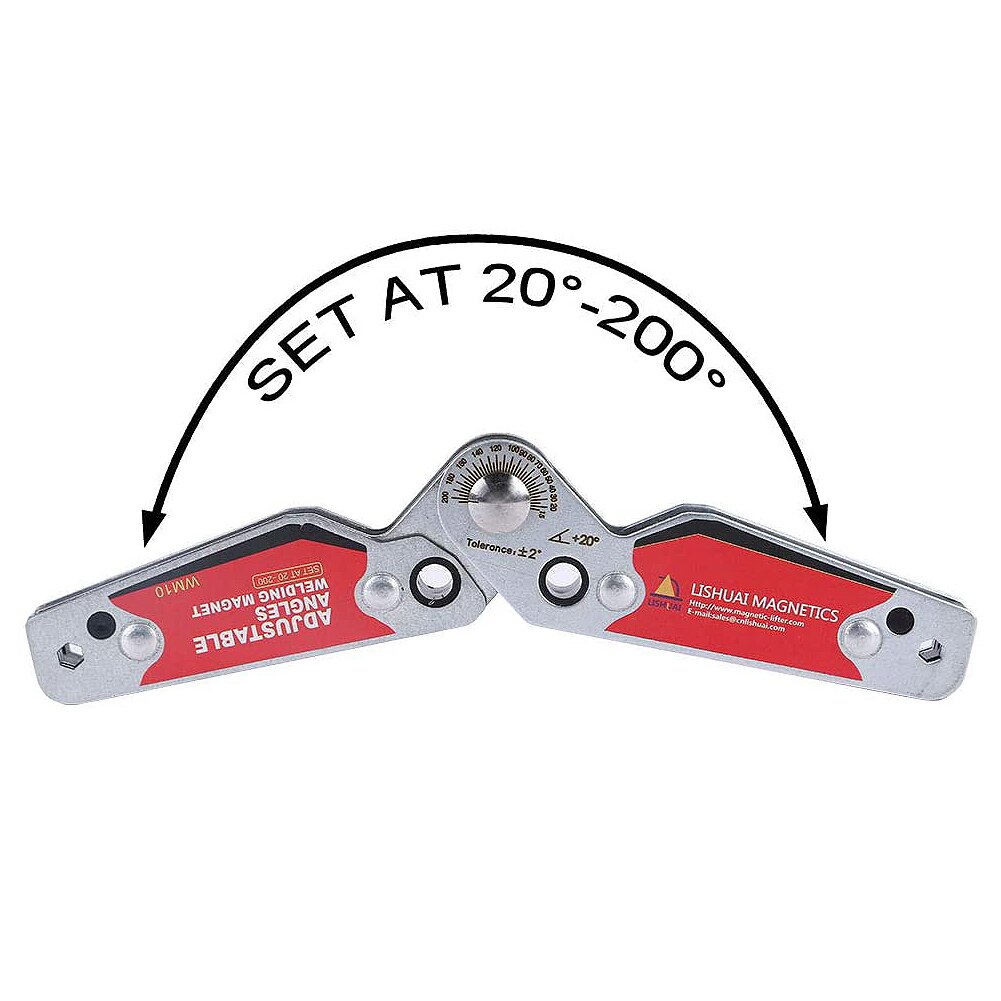 20-200 Degree Adjustable Welding Magnet Neodymium Angles Magnetic Welding holder for Welding Clamp and Fabrication WM10-M