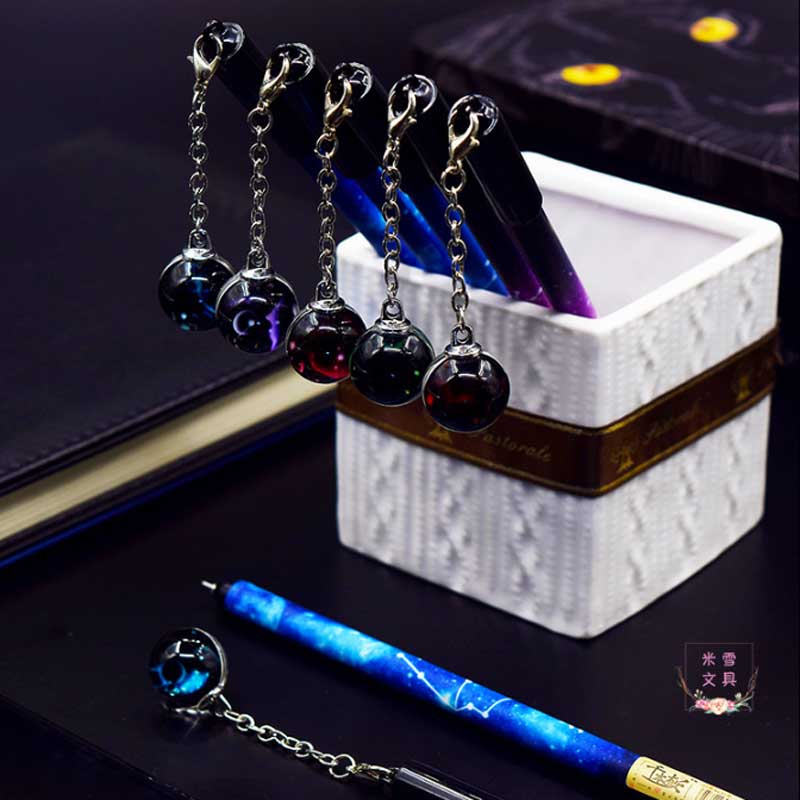 Creatieve Lichtgevende Pen 12 Constellation Zodiak Teken Horoscoop Astrologie Gel Pen Voor School Schrijven Kawaii Pennen Briefpapier