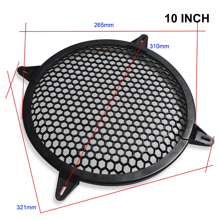 4/6/8/10/12 ZOLL Kunststoff Rahmen Bühne Sound Lautsprecher Mesh Schutz Gehäuse Netto Abdeckung lautsprecher Zubehör