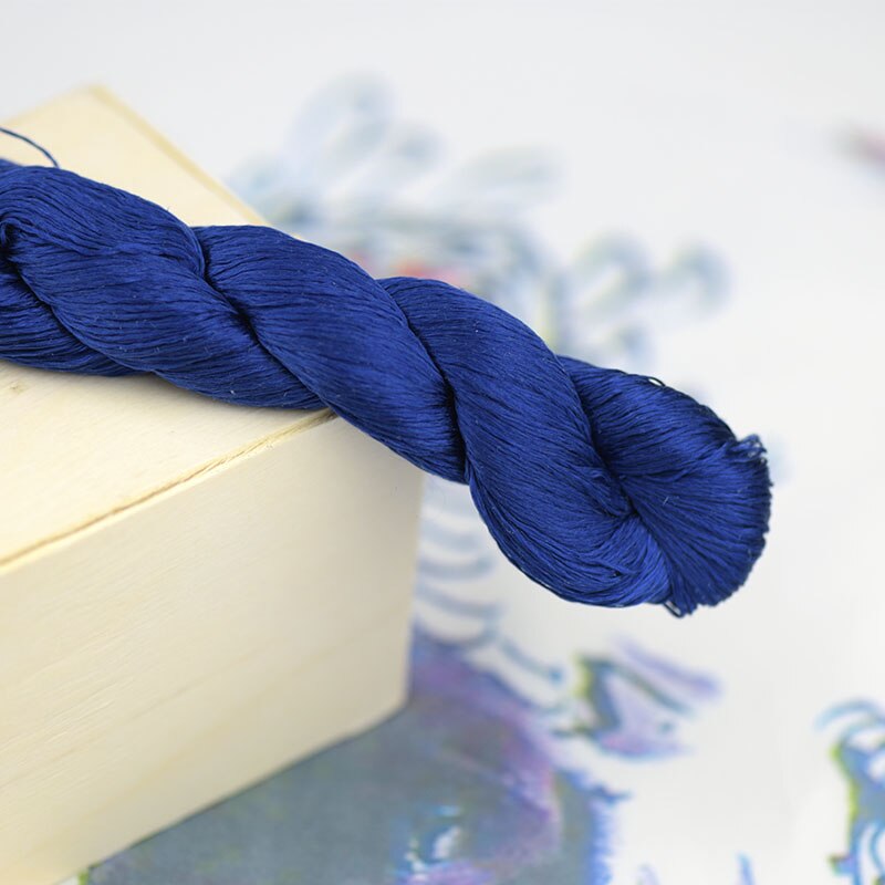 Zijde Borduurgaren/100% Zijden Draad/Hand Borduren Borduren Kruissteek/Blauw Serie/12 Pure Kleuren: 9
