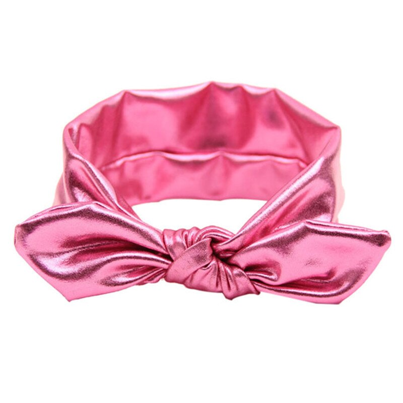 2017 venda quente klv crianças bandana hairbands para meninos meninas moda coelho design elasticidade lavar ouro bebê bandana acessório de cabelo