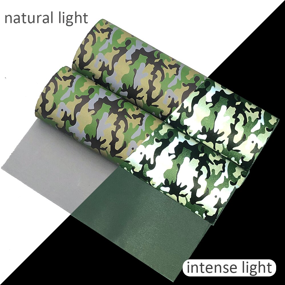 30*140cm Camouflage Reflective Sliced Faux Leather Artificial Synthetic Leather Fabric, DIY Sewing Garment HairBow Bags,1Yc10274: 1097198012