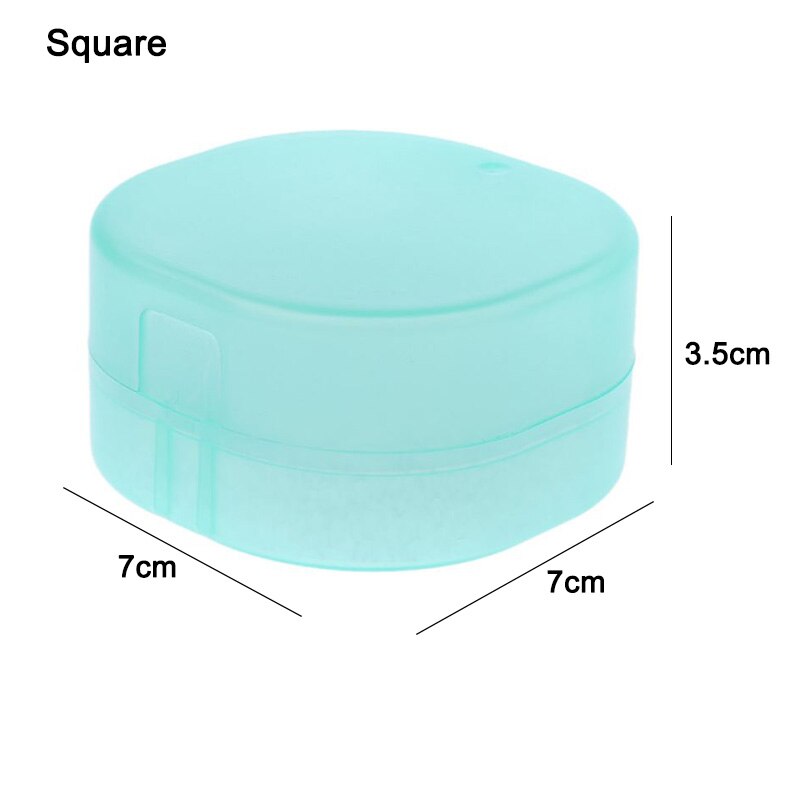 Plastic Travel Soap Box Dish Plate Case Case Holder Container Wash Shower Home Shower Bathroom Sealed Soap Case Soap Container
