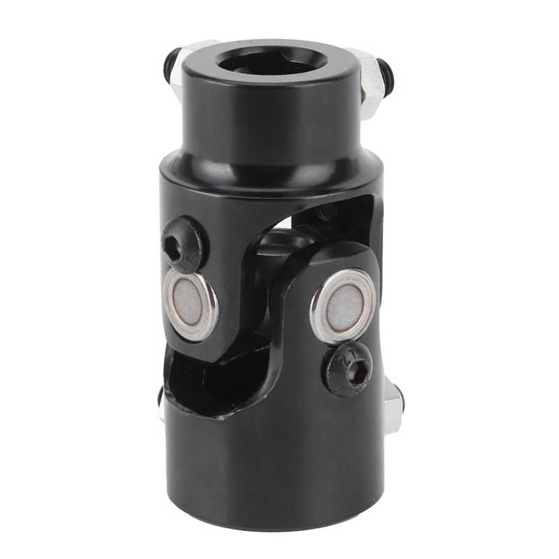 Steering U Joint 3/4in Steering Shaft U Joint Stainless Steel Wear Resisitant Durable Black Universal Steering Shaft U-Joint