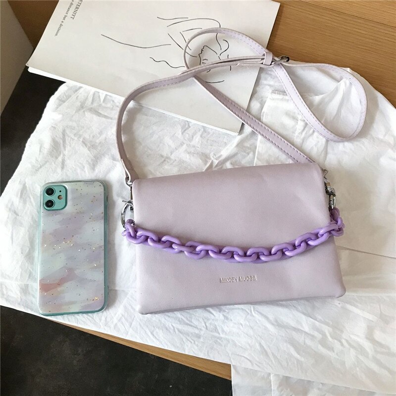 Dames schoudertas dames postbode tas pu leer dames dating tas klein temperament waterdicht paars