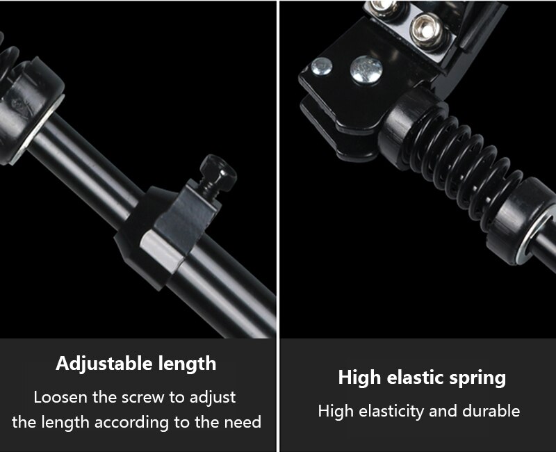 Sykkel sykkel kickstand justerbar mtb landeveissykkel side kickstand sykkel parkeringsstøtte støtte fot sykkelstang sykkel deler
