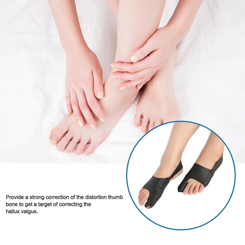 Ultra-thin Big Toe Bunion Corrector Hallux Valgus Straightener Foot Pain Relief Orthotics Foot Care Tool Unisex PU Elastic Fiber
