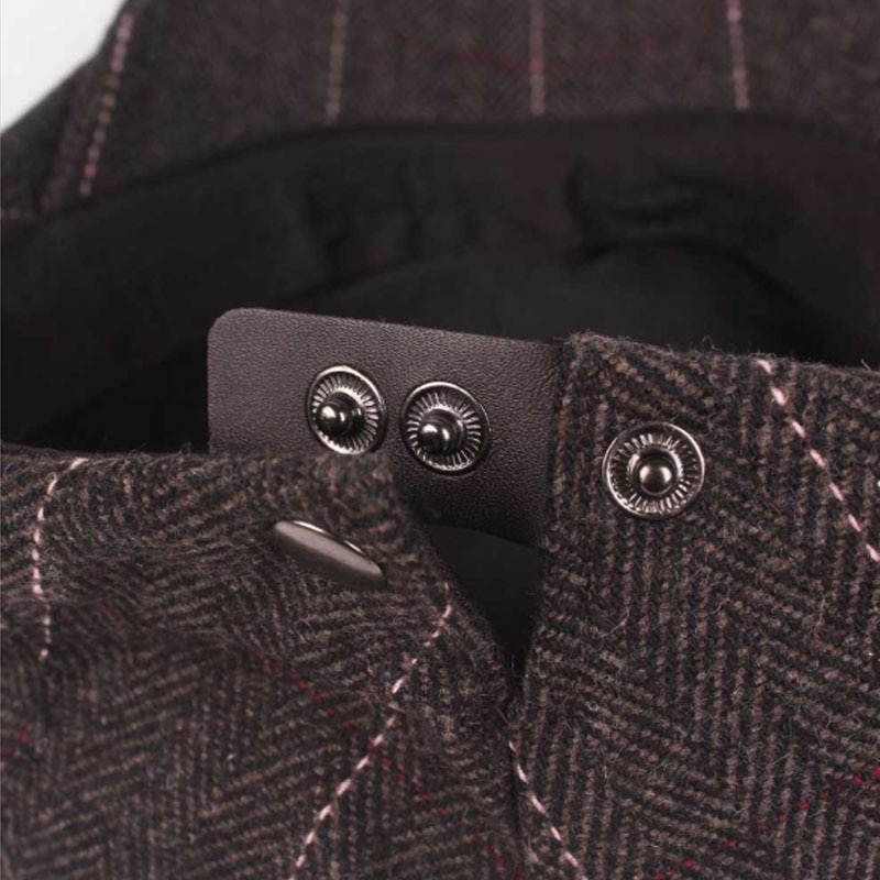 Britse Stijl Gentleman's Casual Baret Hoed Wollen Platte Zon Cap Winter Hoeden voor Vrouwen Mannen