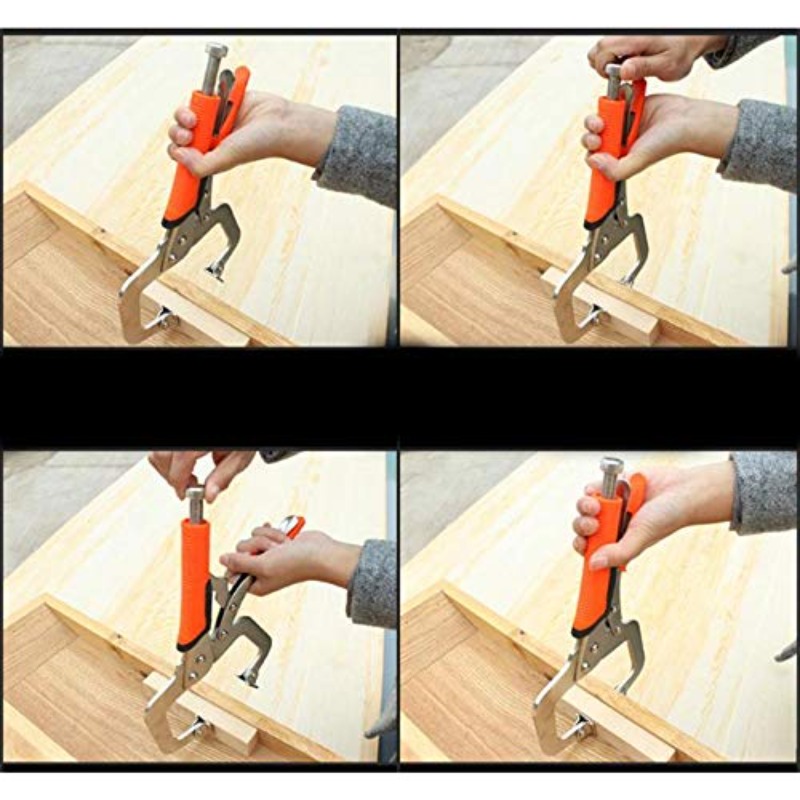 C-typ skruvstäd grepp träbearbetning ansikte klämmor 6/9/11/14/18- tum skåp grepp låstång multifunktion stål