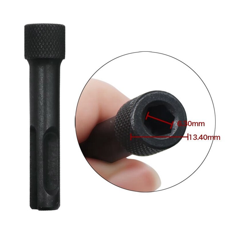 5 Pcs Sds Plus Socket Adapter Set, Sds Socket Hex Verlengstuk Elektrische Tool Accessoires Voor Sds Hamer Boor