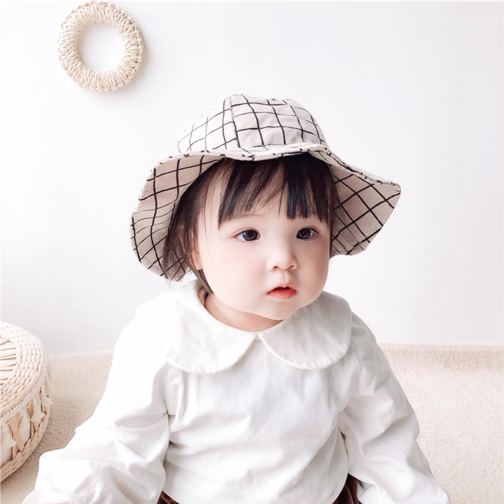 Lindo verano bebé niña sombrero de cubo impresión al aire libre Sombrero con lazo chica chicos, niños, bebés playa Sombrero de Panamá Intant sol V3O8