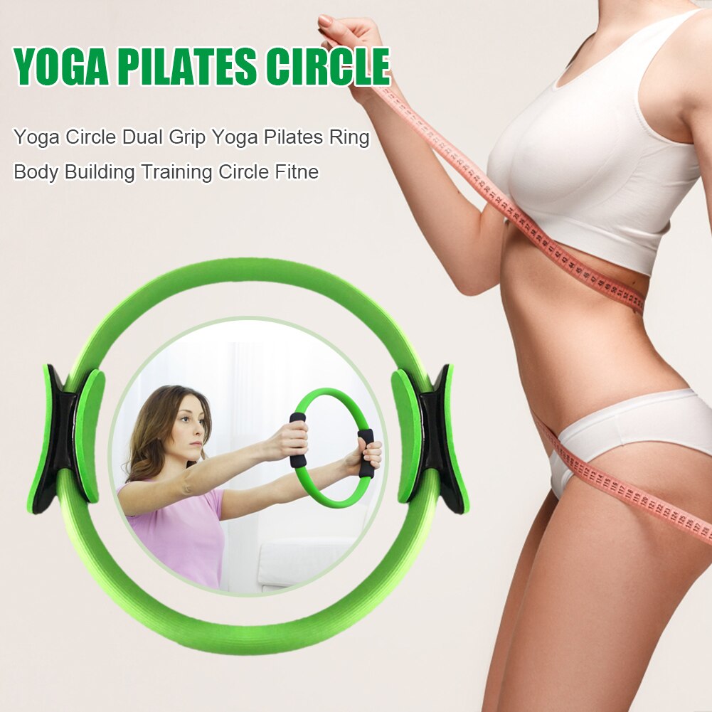 Yoga Pilates Ring - 39cm Diameter - NBR Material - Fitness Workout Circle