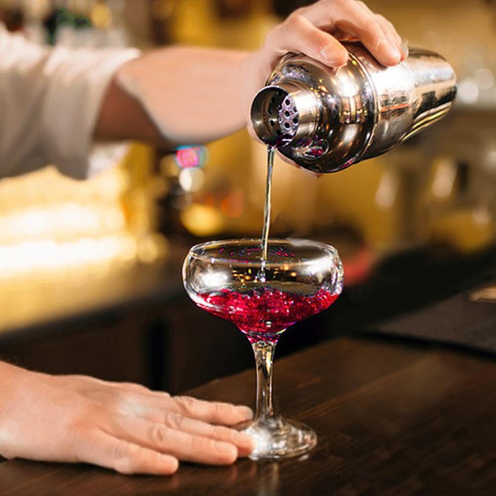 250/350/550/750ML Stainless Steel Bar Tool 5 sets of Cocktail Shaker Barware Set