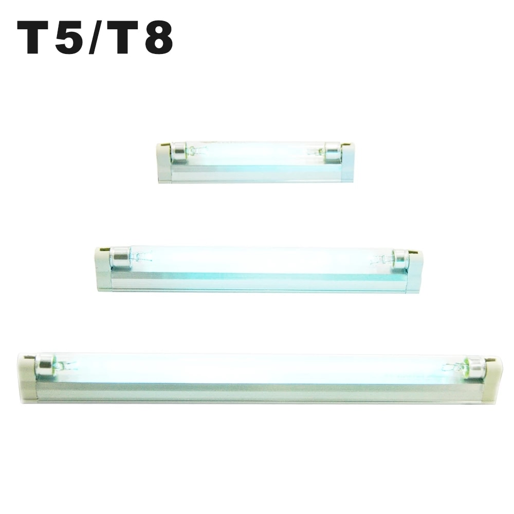 Lámpara Ultravioleta T5 para desinfección, de 220V germicida UVC, esterilización, 4W, 6W, 8W, tubo de luz UV, ozono