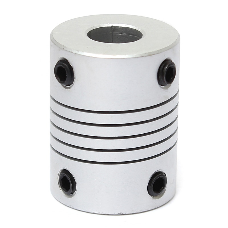 Duurzaam 8mm x 8mm Aluminium Flexibele Askoppeling OD19mm x L25mm CNC Stappenmotor Koppeling Connector