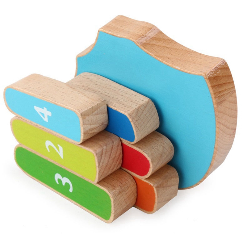 Learning puzzle, wooden, colored, left and right hand, digital color matching board, educational toy for boys and girls