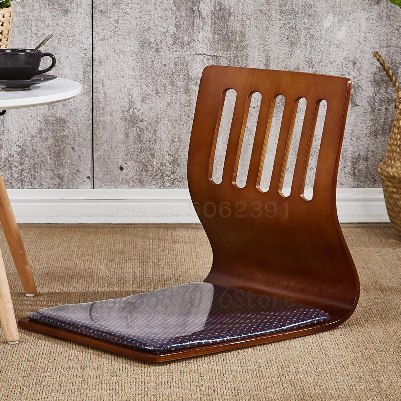 Tatami et chambre chaise lit ordinateur chaise simple sans jambes dossier chaise tabouret japonais et coréen paresseux Qumu flotteur fenêtre chaise: same as picture14