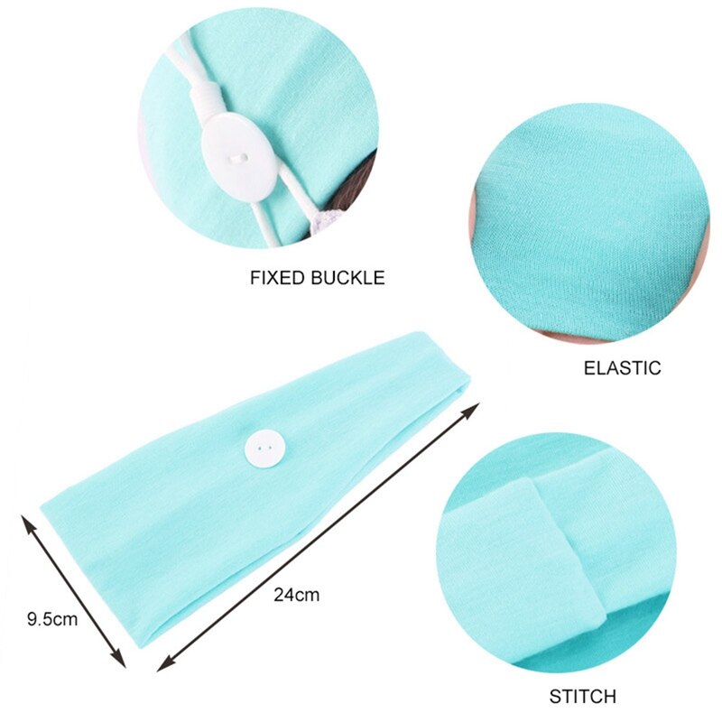 1Pc Effen Kleur Katoen Elastische Yoga Haarband Hoofdband Comfortabele Sport Gym Anti-Slip Slim Haarband Voor sport Hoofdband Tulband