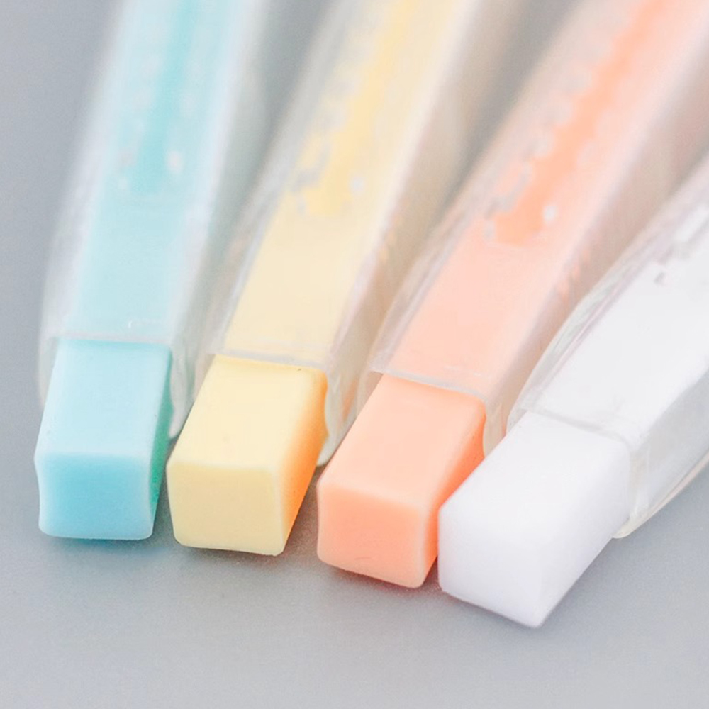 1/2 Stuks Japan KOKUYO Potlood Gum Pen Stijl Push-Pull Schoon Zonder Spuren Verlaten Leuke Kawaii Kids schoolbenodigdheden Potlood