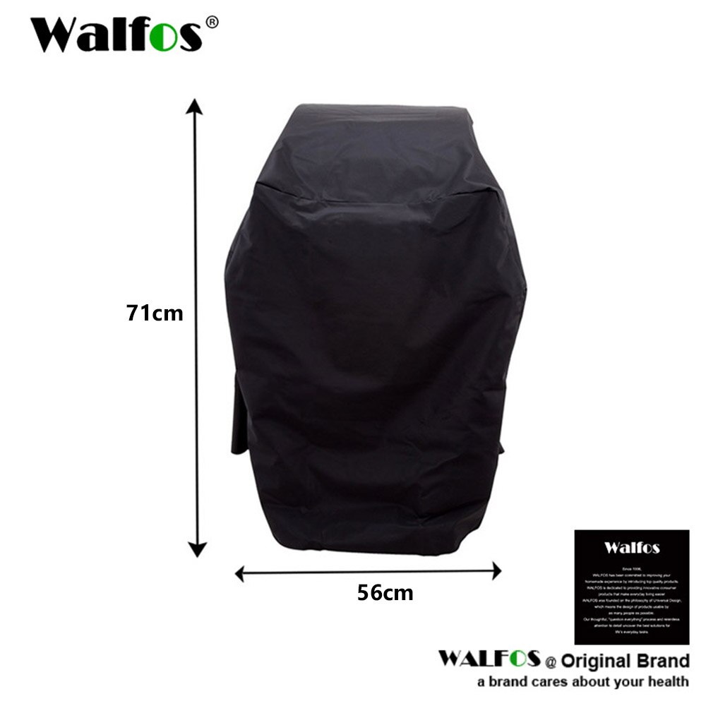 WALFOS Waterproof Grill Cover BBQ Grill Outdoor Rainproof Dustproof Heavy Duty Grill Cover for Gas Charcoal Electric Grill: 71x56cm