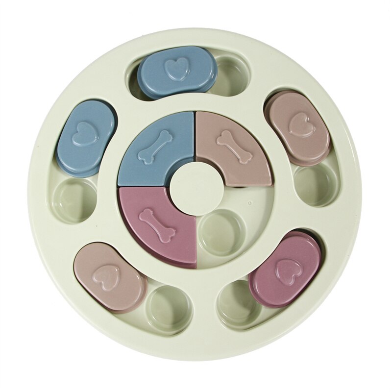 Dog Puzzle Toys Puppy Puzzles Interactive Dog Toys for IQ Games &amp; Mental Enrichment Slow Food Bowl Dog Training Feeding: C2