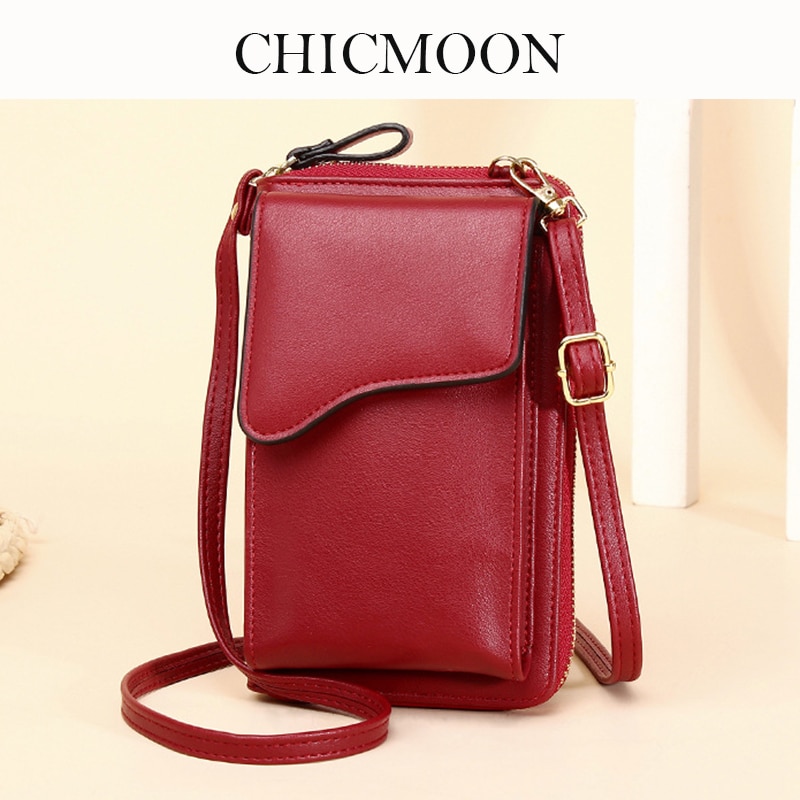 PU Leather Small Shoulder Bag Casual Handbag Crossbody Bags for Women Phone Pocket Girl Purse Mini Messenger Bags