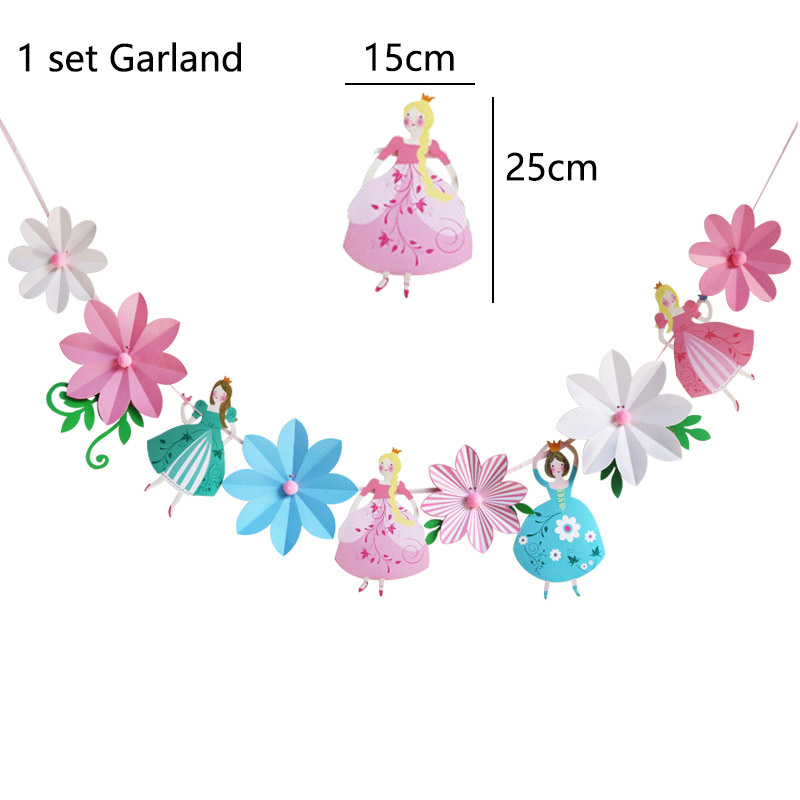 Spring Fairy Birthday Party Decoration Flower Fairies Girls Happy Birthday Hanging Banner Decor for Fairy Theme Birthday Party: Fluorescence Yellow