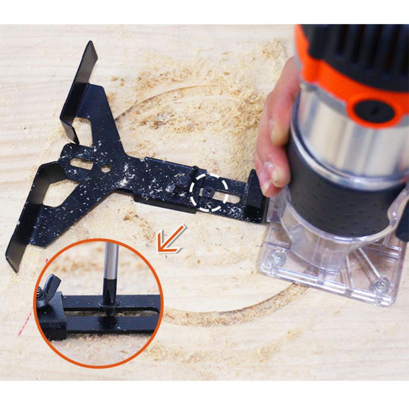 800W Wood Router Tool Combo Kit Power Woodworking Machines Milling Engraving Slotting Electric Trimmer Tools With Milling Cutter