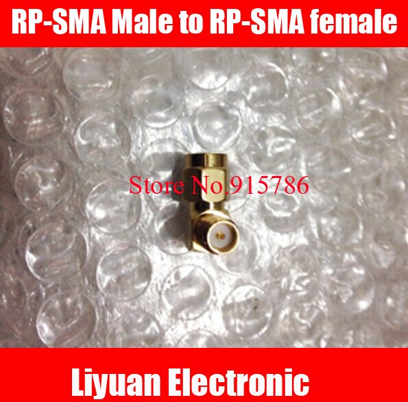 RP-SMA Mannelijke om RP-SMA vrouwelijke/90 Graden haakse SMA adapter elleboog/antenne