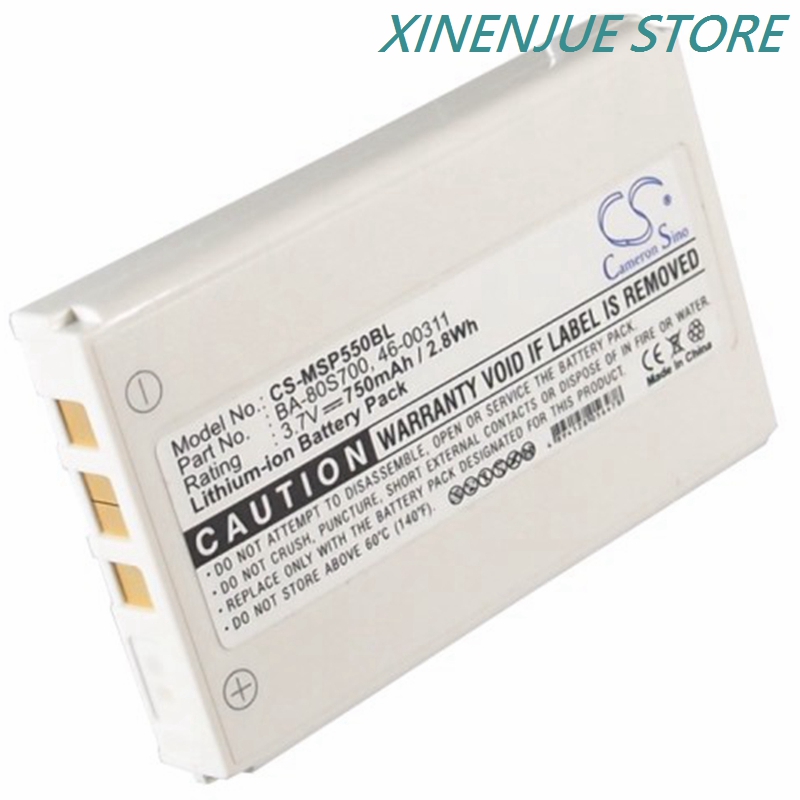 Barcode Scanner 3.7V/750mAh Battery 100845,33-KB1B3770000L3,BA-80S700,KB1B3770000L3 for CipherLAB 8001,8300-L