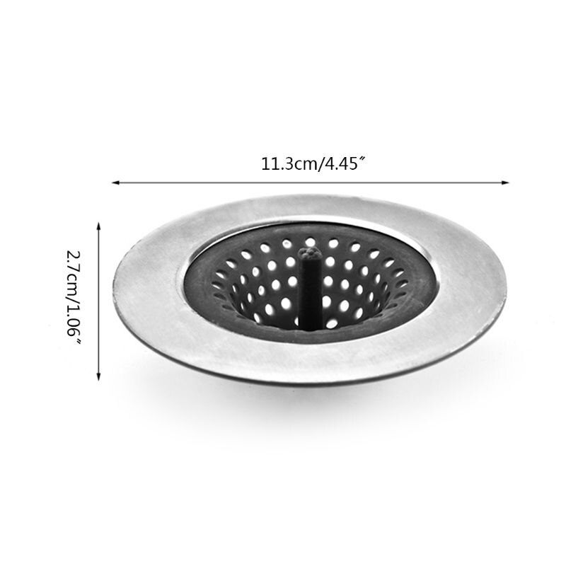 NUEVA cubierta de sumidero de fregadero de silicona, colador de fregadero, trampa para el cabello para el baño, accesorios de cocina