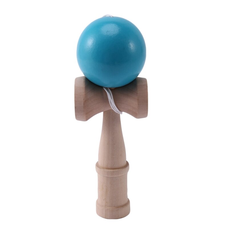 Kendama sterben Traditionellen Japanischen Professionelle Anfänger Sonne Mond Anfänger Schwert Ball Kendama Ball Spielzeug Japanischen Werfen: Holz Farbe   Blau