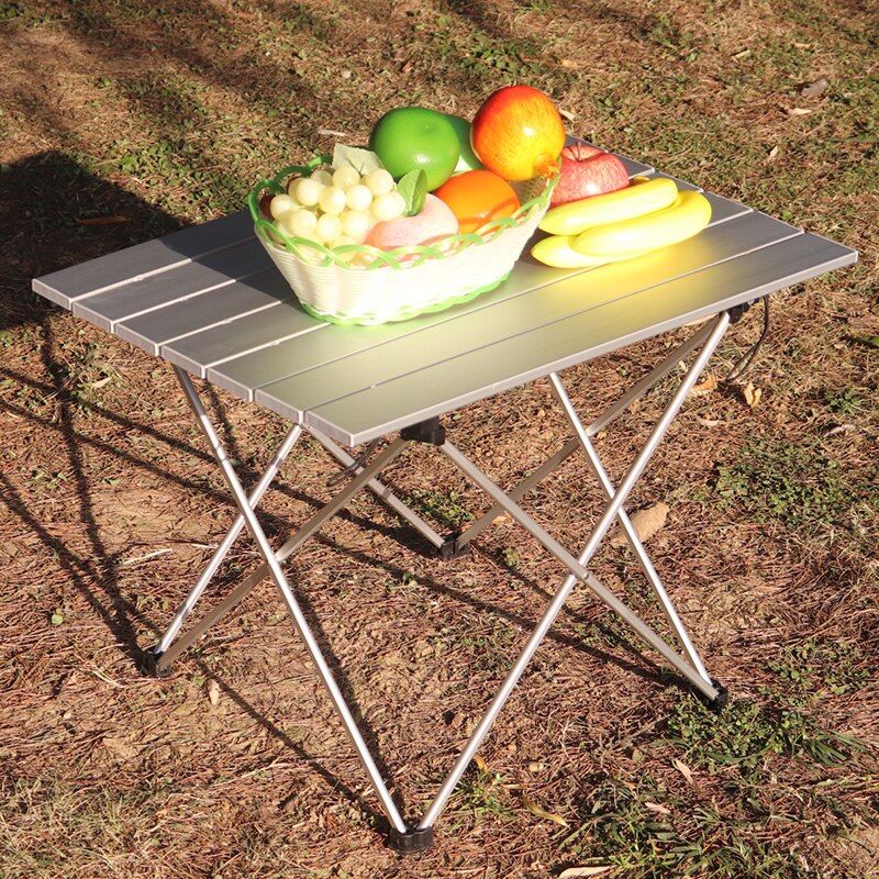 Ultralight Aluminum Table Compact Camp Table, Portable Folding Camping Tablewith Carry Bag for Outdoor,Picnic