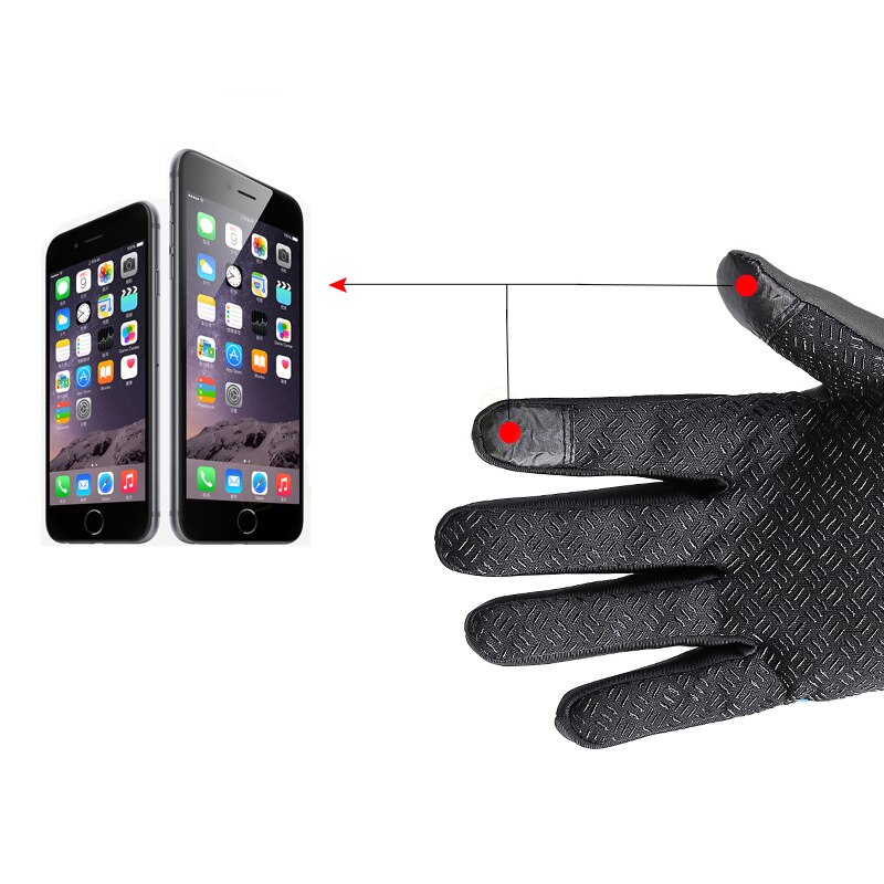 Guantes de motorista resistentes al agua para hombre, guantes antideslizantes para deportes al aire libre, resistentes al agua, para Moto Gant y Motocross