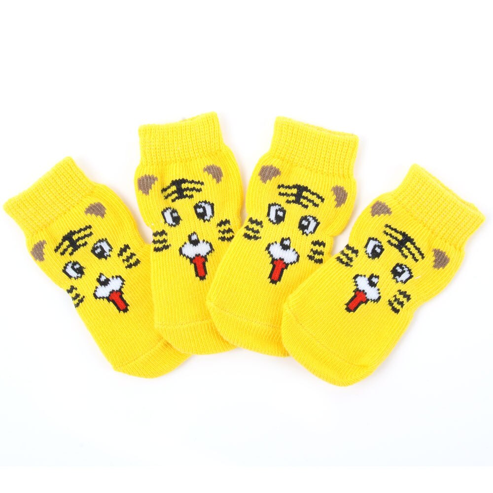 Antislip sokken voor honden, maat s, xl, multi-kleuren - puppyschoentjes, hondenkleding, beste: Geel / M