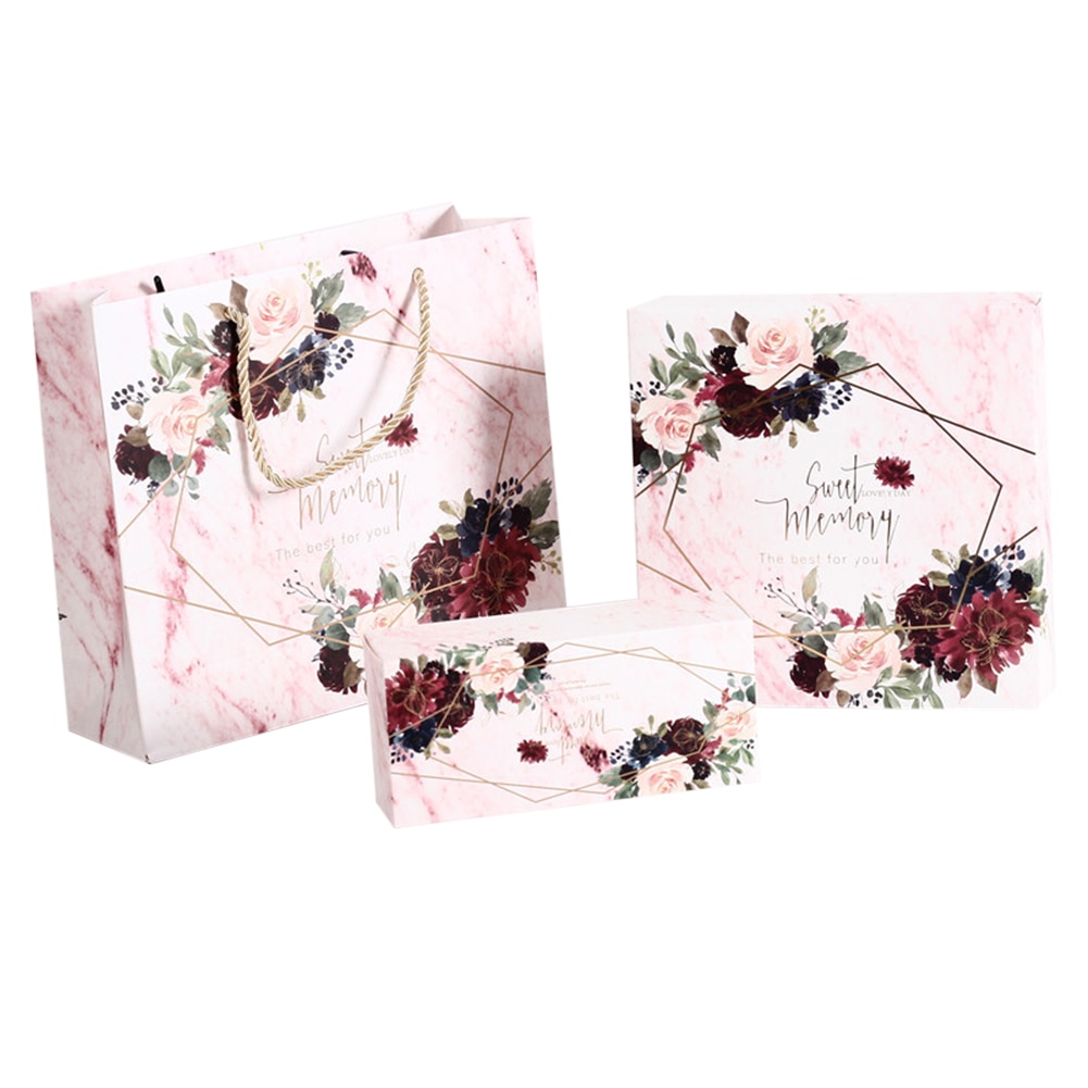 Proposal Flower Pattern Box Wedding Bridesmaid With Box Candy Birthday Bridesmaid Perfect For Wedding Party Decoration